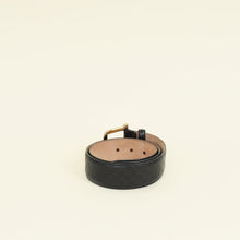 Gucci Black Microguccissima Buckle Belt 32