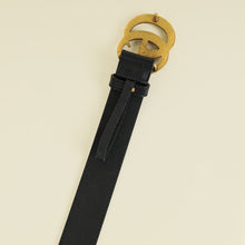 Gucci Black Double G Buckle Belt 34