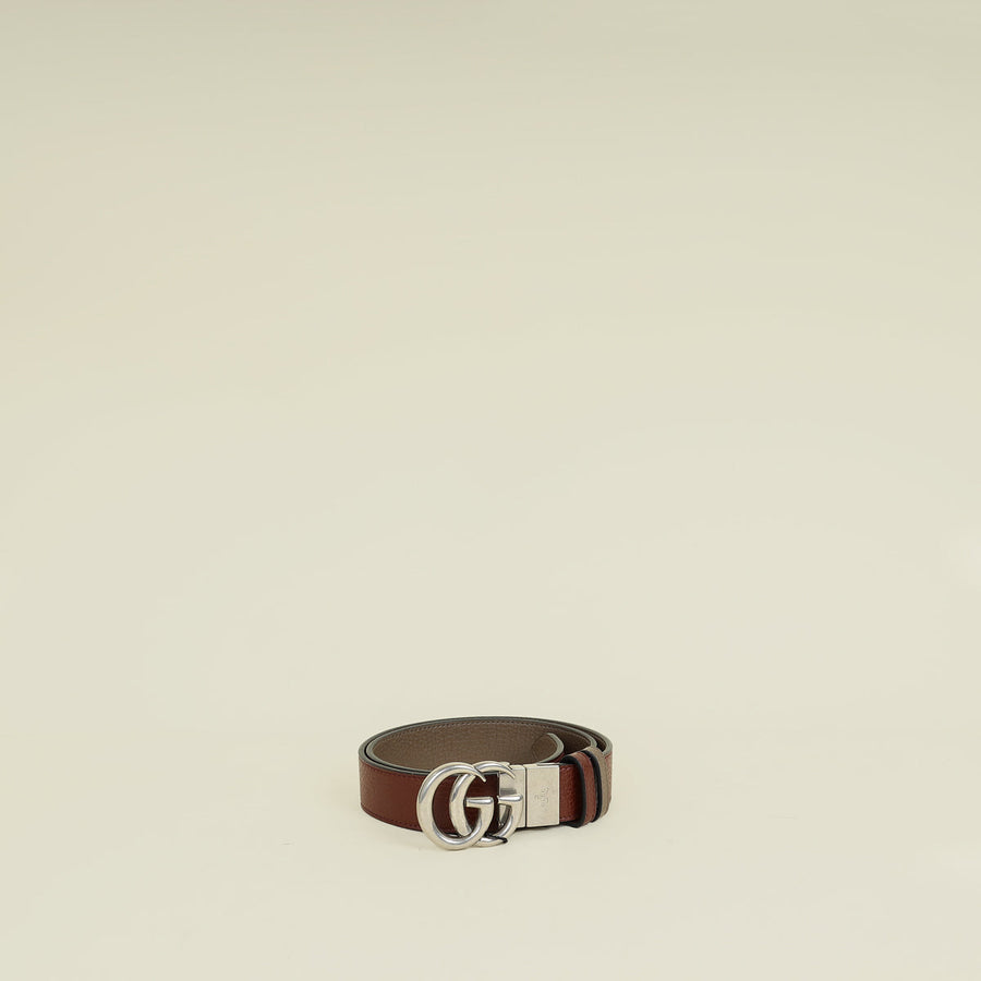 Gucci Bicolor GG Reversible Belt 32