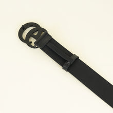 Gucci Black GG Marmont Wide Belt 28
