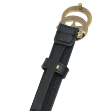 Gucci Black Double G Pearl 20mm Belt 40