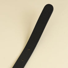 Gucci Black Double G Pearl 20mm Belt 34