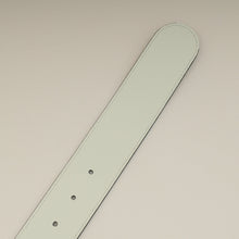 Gucci White Double G Buckle 40mm Belt 30