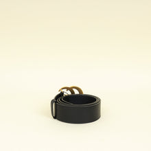 Gucci Black Double G Wide Belt 36
