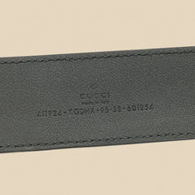 Gucci Bicolor GG Supreme Interlocking G Buckle Belt 38