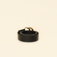 Gucci Black GG Marmont Wide Belt 42