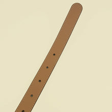 Gucci Light Brown GG Buckle Thin Belt 32
