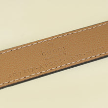 Gucci Light Brown GG Buckle Thin Belt 32