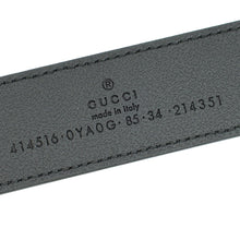 Gucci Black Double G Buckle Belt 34