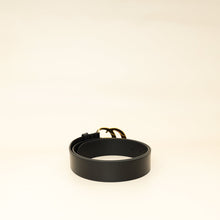 Gucci Black GG Marmont Wide Belt 36