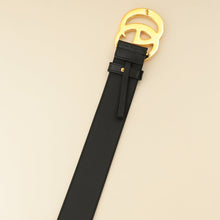Gucci Black GG Marmont Wide Belt 36