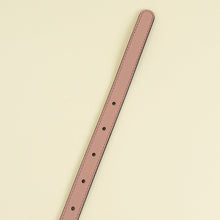 Gucci Dusty Rose Interlocking G Oval Buckle Slim Belt 34