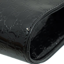 Gucci Black GG Microguccissima Medium Broadway Clutch