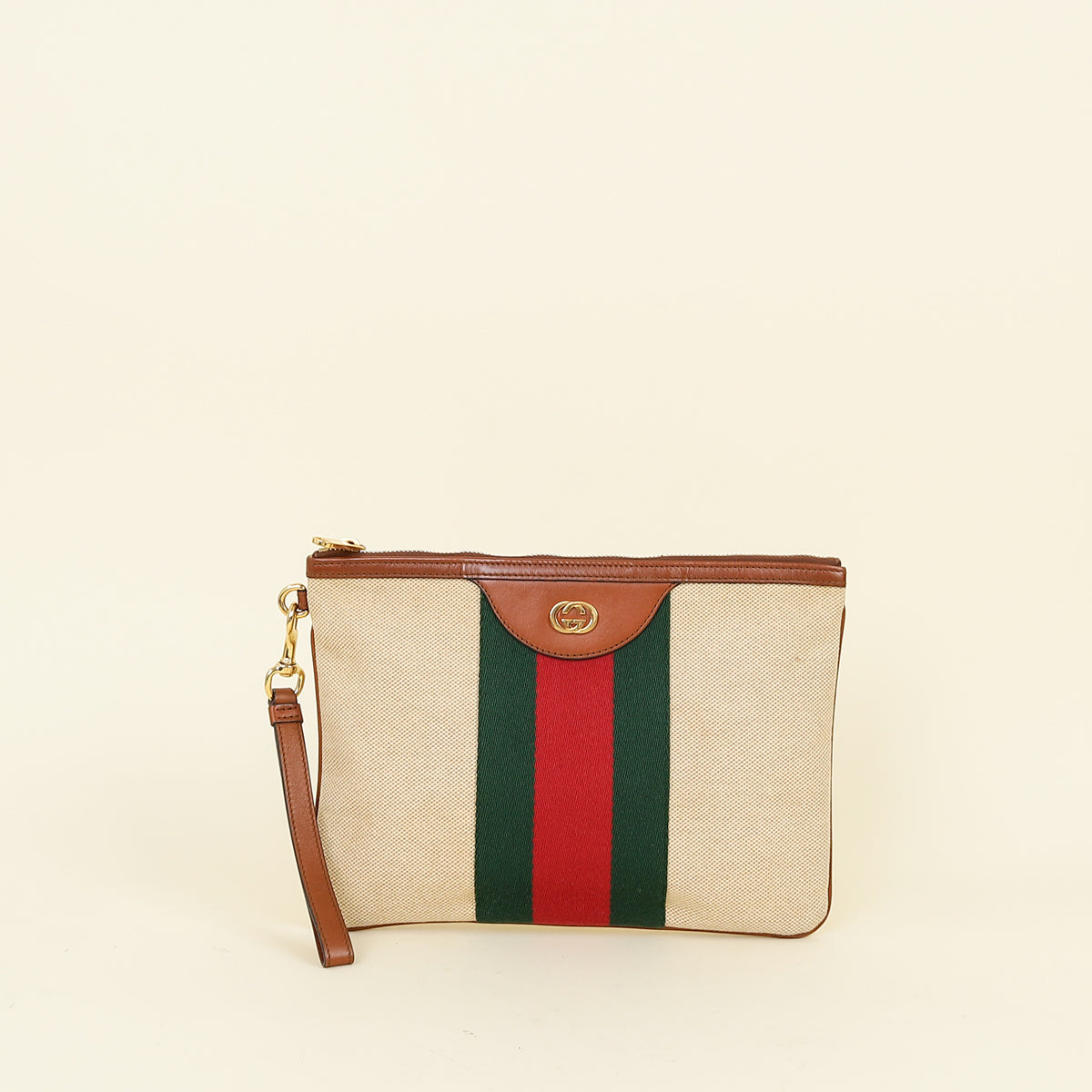 Gucci Brown Ophidia Pouch