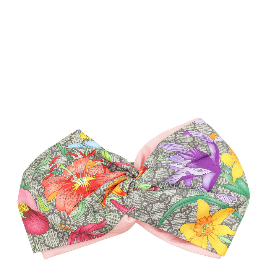 Gucci Multicolor GG Flora Silk Medium Headband