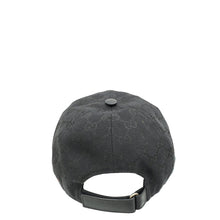 Gucci Black GG Web Baseball Hat