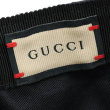 Gucci Black GG Web Baseball Hat