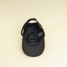 Gucci Black GG Web Baseball Hat