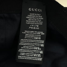 Gucci Black GG Web Baseball Hat