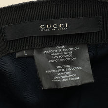 Gucci Ebony GG Web Large Baseball Hat