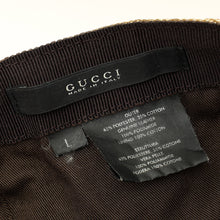 Gucci Ebony GG Web Large Baseball Hat