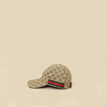 Gucci Ebony GG Web Large Baseball Hat