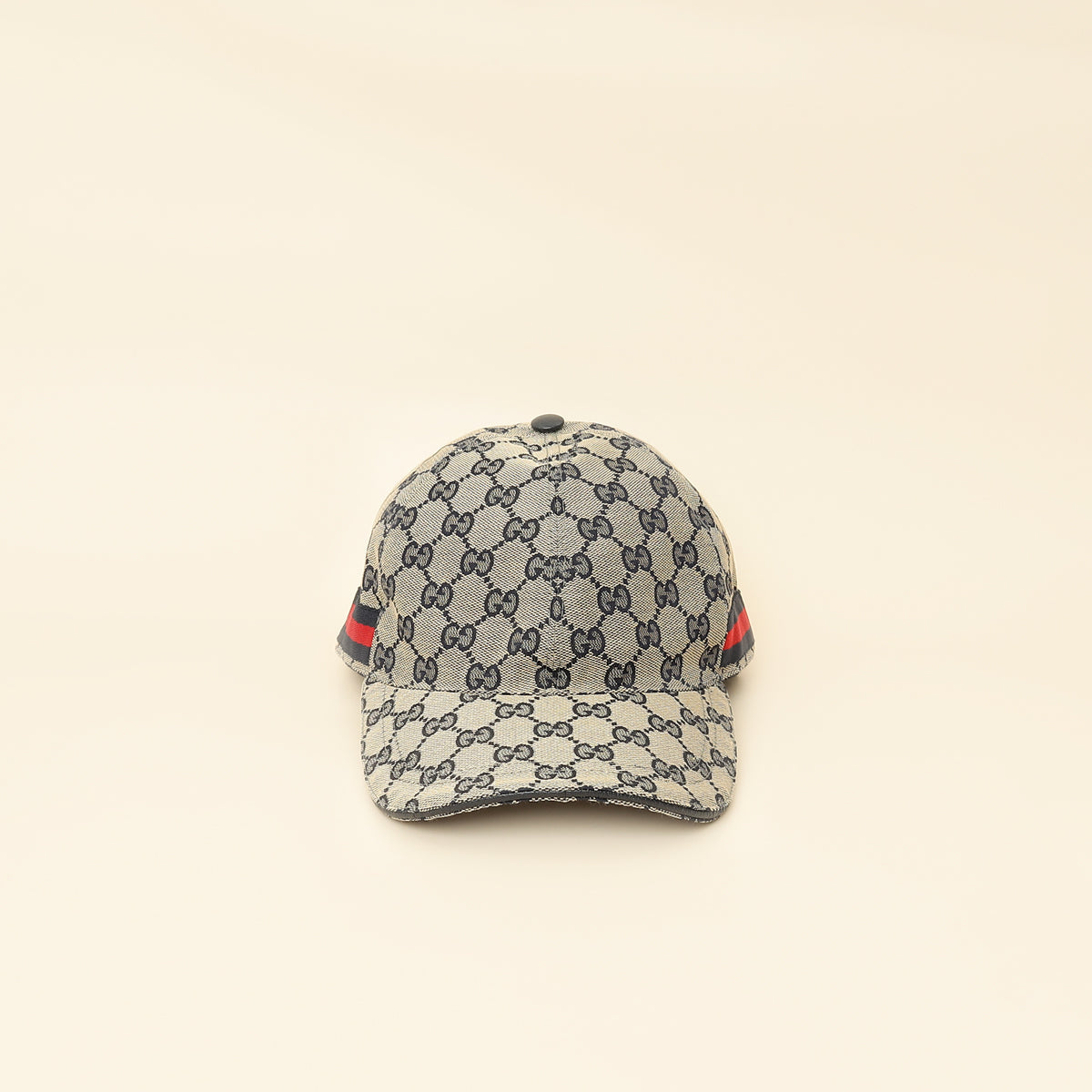 Gucci Bicolor GG Web Baseball Large Hat