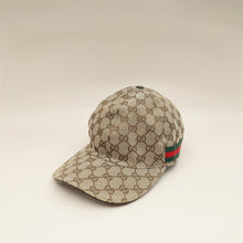 Gucci Ebony GG Web Baseball Hat