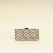 Gucci Ebony GG Supreme Travel Wallet