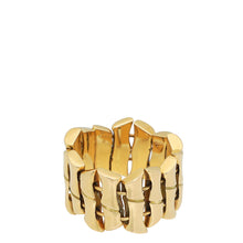 Gucci 18K Yellow Gold Bamboo Ring 12