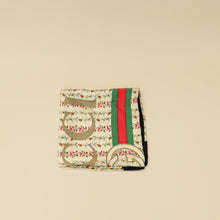 Gucci Multicolor Floral GG Web Print Scarf