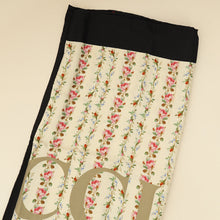 Gucci Multicolor Floral GG Web Print Scarf