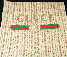 Gucci Multicolor Floral GG Web Print Scarf