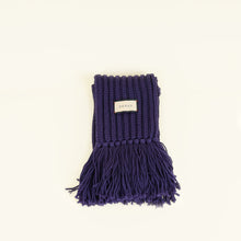 Gucci Dark Indigo Knit Wool Scarf