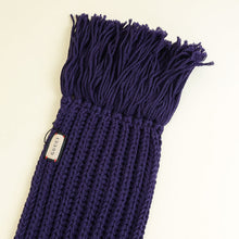 Gucci Dark Indigo Knit Wool Scarf