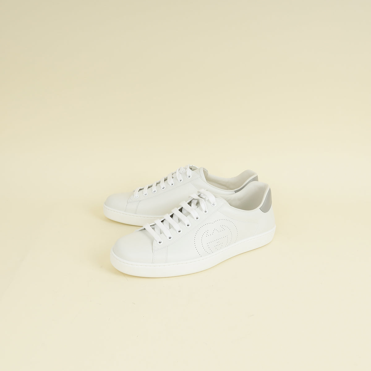 Gucci Bicolor Perforated Interlocking G Sneaker 9