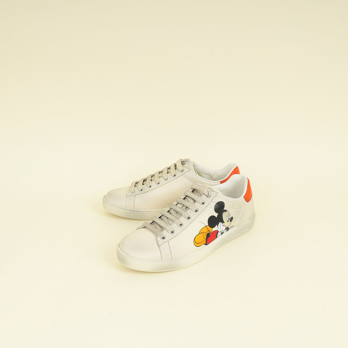 Gucci Bicolor x Disney Ace Mickey Mouse Sneakers 36.5