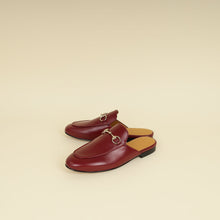 Gucci Burgundy Princetown Mules 36