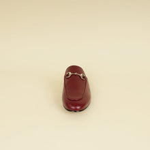 Gucci Burgundy Princetown Mules 36