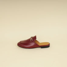 Gucci Burgundy Princetown Mules 36