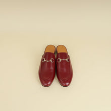 Gucci Burgundy Princetown Mules 36