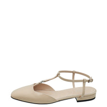 Gucci Beige Double G Ballet Flats 37