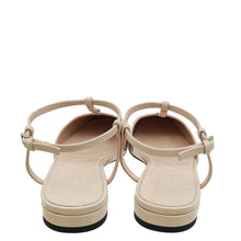 Gucci Beige Double G Ballet Flats 37