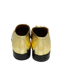 Gucci Gold Jordaan Crystal Loafer 37