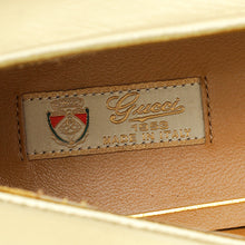 Gucci Gold Jordaan Crystal Loafer 37