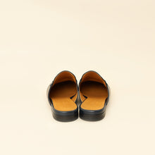 Gucci Navy Blue Princetown Mules 35.5