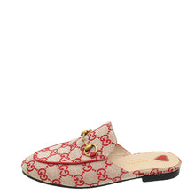 Gucci Red Ebony GG Princetown Mules 36.5