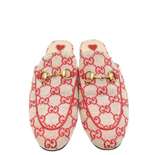 Gucci Red Ebony GG Princetown Mules 36.5