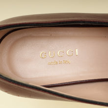 Gucci Burgundy GG Marmont Loafers 36.5