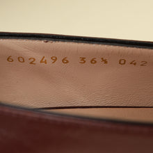 Gucci Burgundy GG Marmont Loafers 36.5